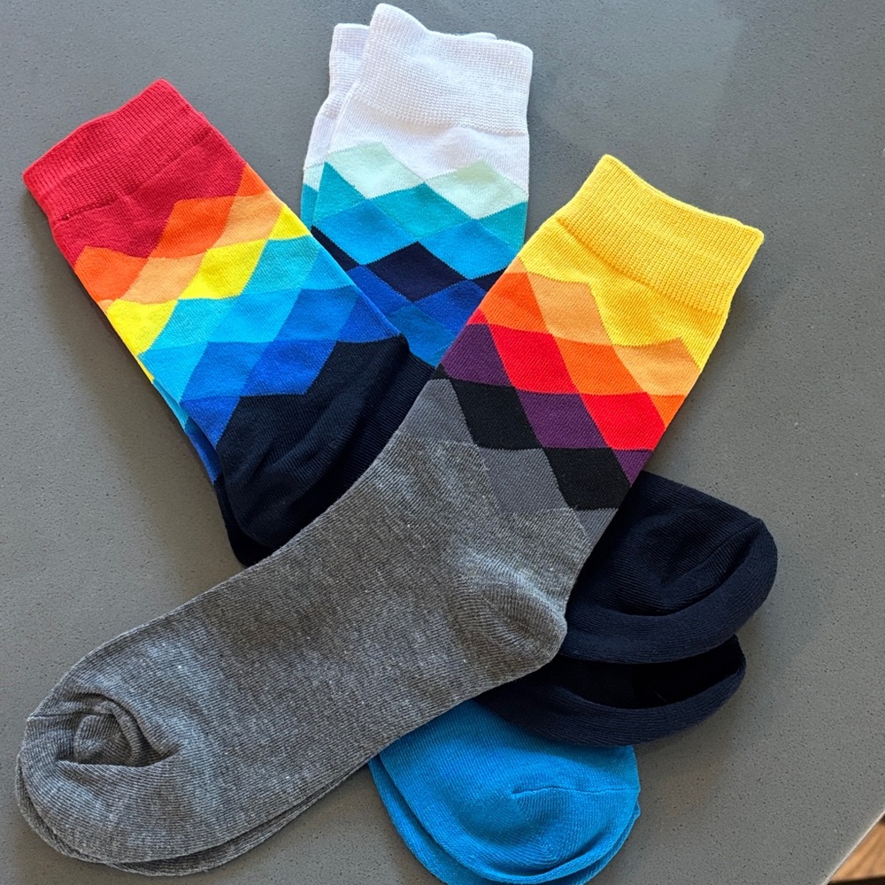 Colorful Geometric Pattern Socks for Kids - Picture 6 of 6